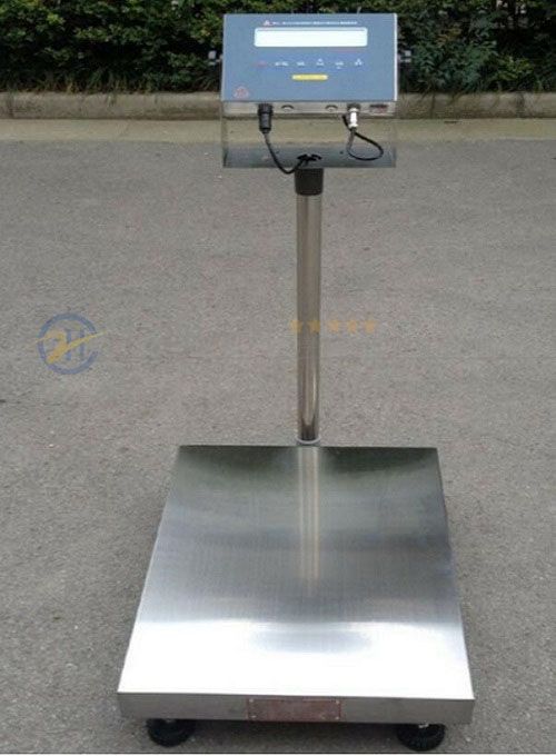 1500kg不锈钢材质的防爆平台秤